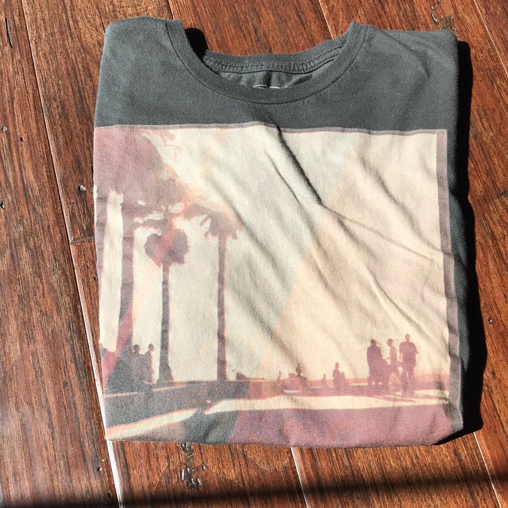 AEO athletic fit graphic t palms